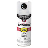 SPRAY PAINT SATIN CLEAR 12OZ